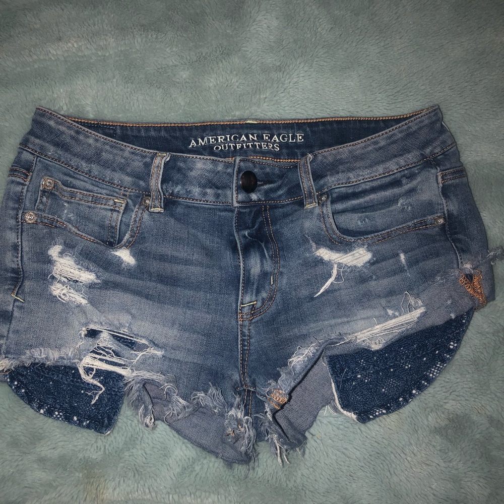 American eagle denim shorts